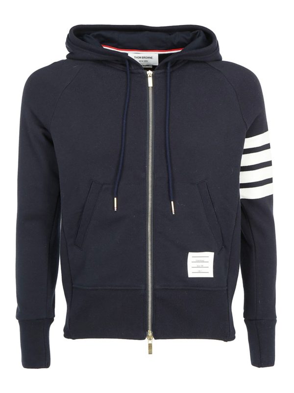 THOM BROWNE: Sweatshirts & Sweaters - Cotton jersey hoodie