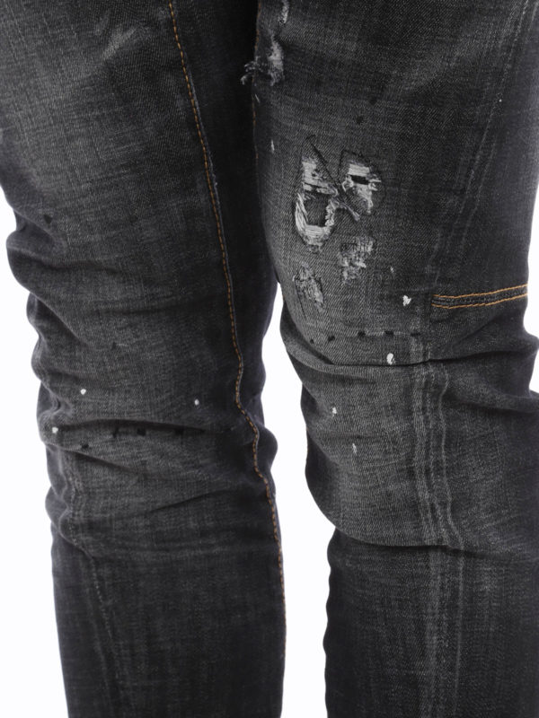 Tidy Biker distressed jeans