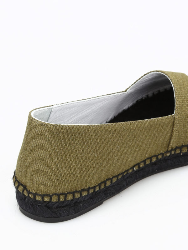 Tiger canvas espadrilles shop online: KENZO