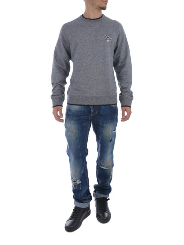 Tiger Crest cotton sweatshirt shop online: KENZO