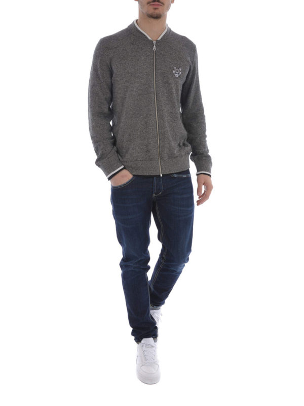 Cárdigans Grises Para Hombre shop online: KENZO