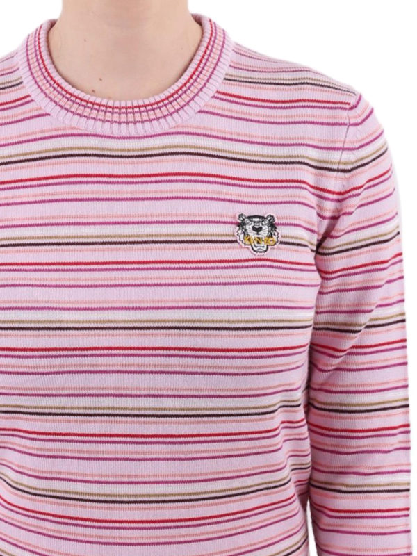 Rundhalspullover - Pink shop online: KENZO