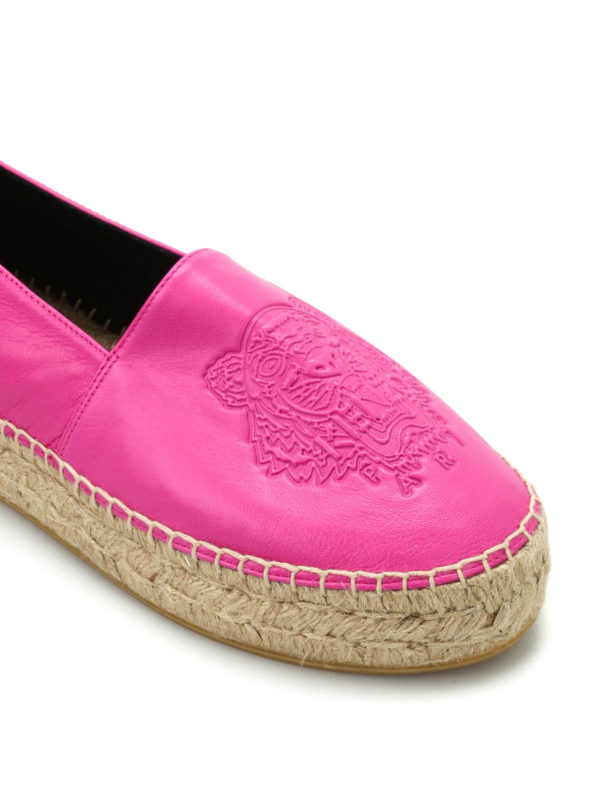 Tiger wedge espadrilles shop online: KENZO