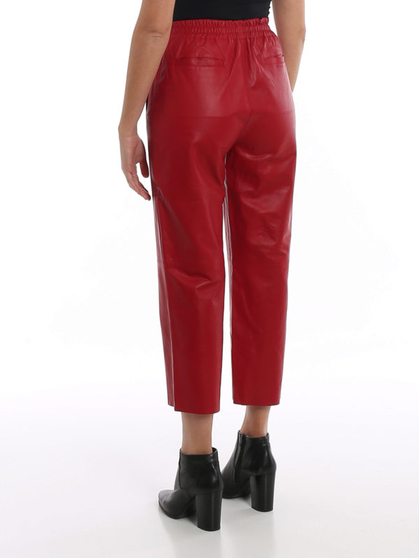 Lederhose - Rot shop online: Pinko