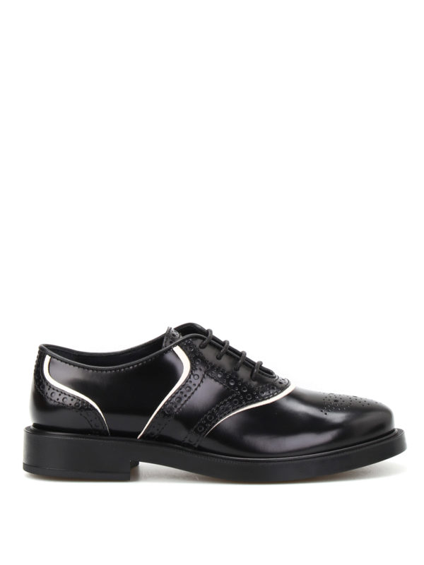 Tod's Oxford brogue in pelle spazzolata Nero XXW0ZP0V040HGV513U