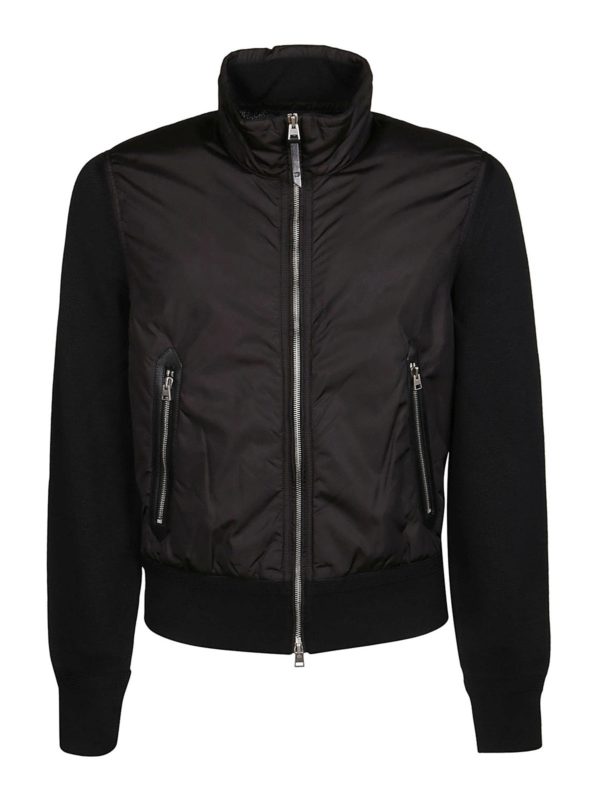 TOM FORD: giacche bomber - Bomber in lana e nylon