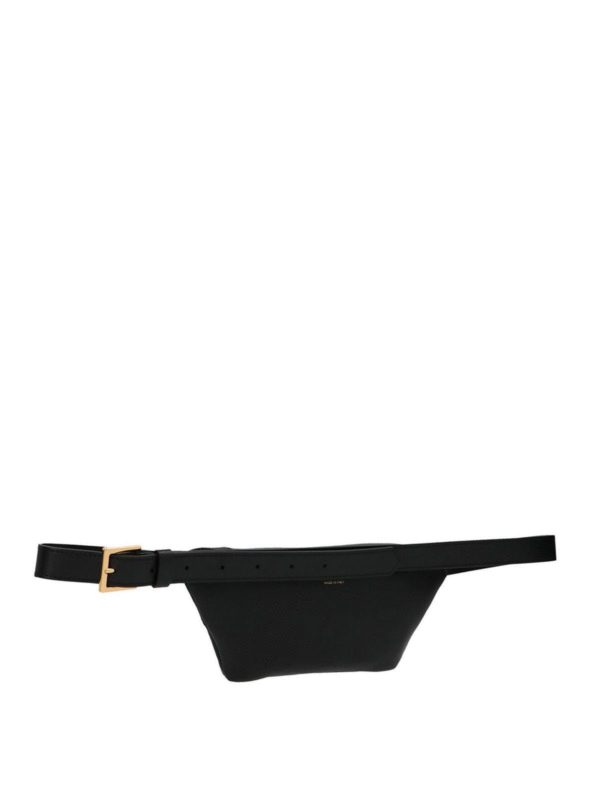 TOM FORD: belt bags online - Logo belt bag in black