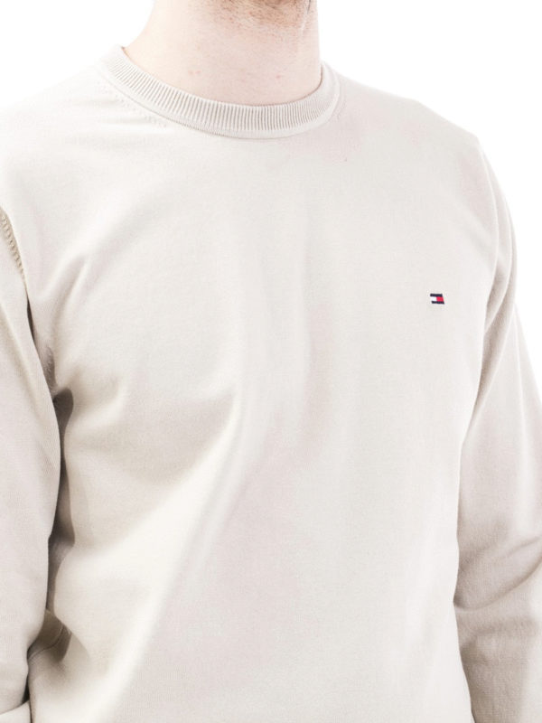 TOMMY HILFIGER buy online Rundhalspullover - Hellbeige