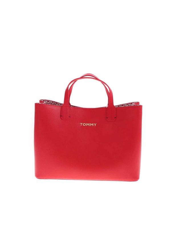 TOMMY HILFIGER: Handtaschen - Shopper - Rot