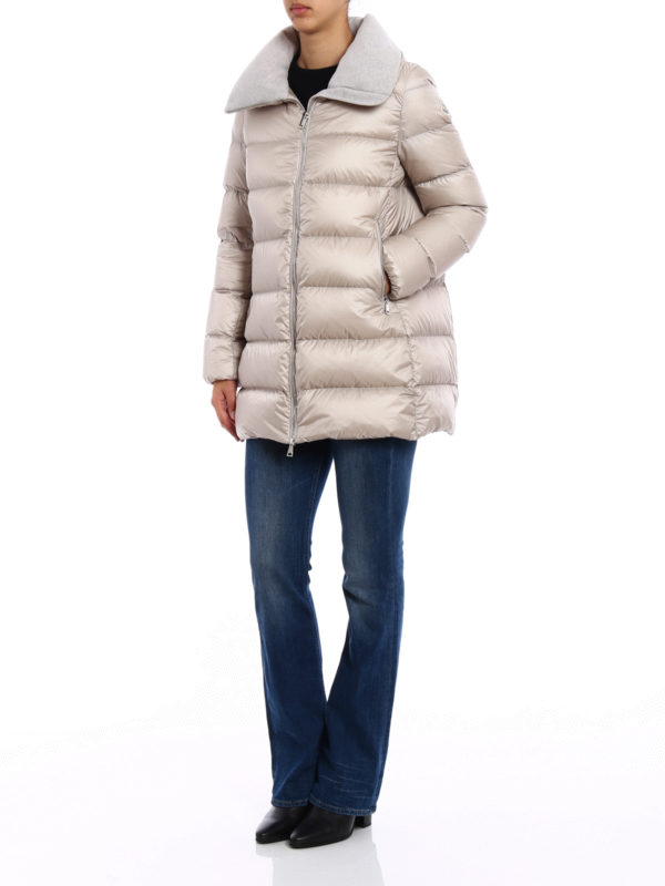Moncler Torcyn quilted puffer coat - Beige