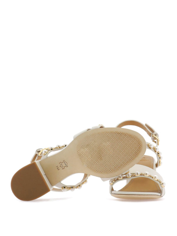 Tory burch hot sale sandals pearl