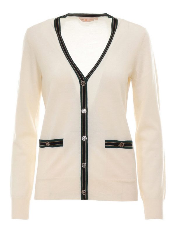 ژاکت ، کاردیگان Tory Burch - Merino wool cardigan - 57330172