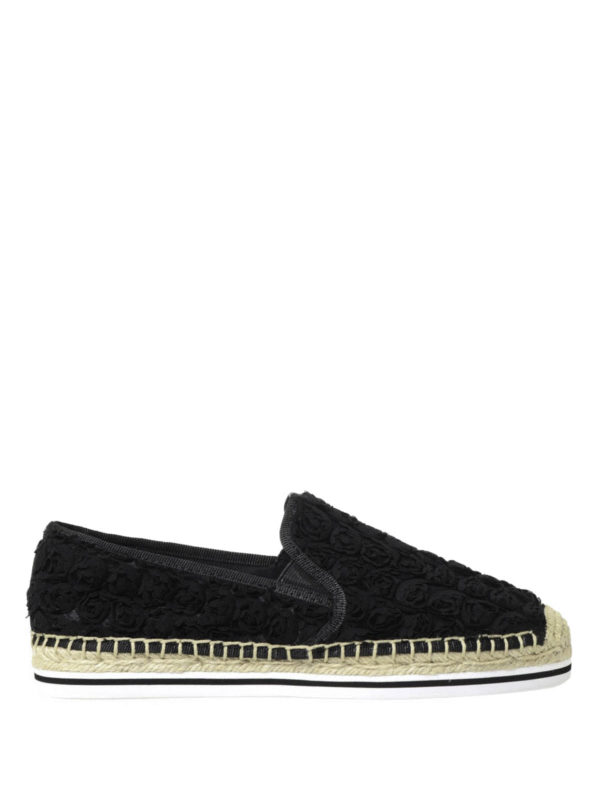 TORY BURCH: Espadrillas - Espadrillas Rosette - Schwarz