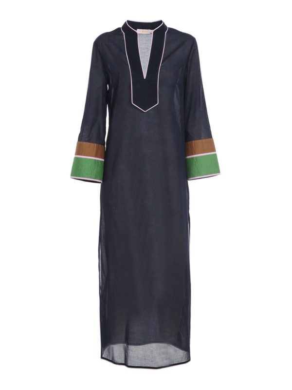 TORY BURCH: maxi dresses - Cotton long caftan