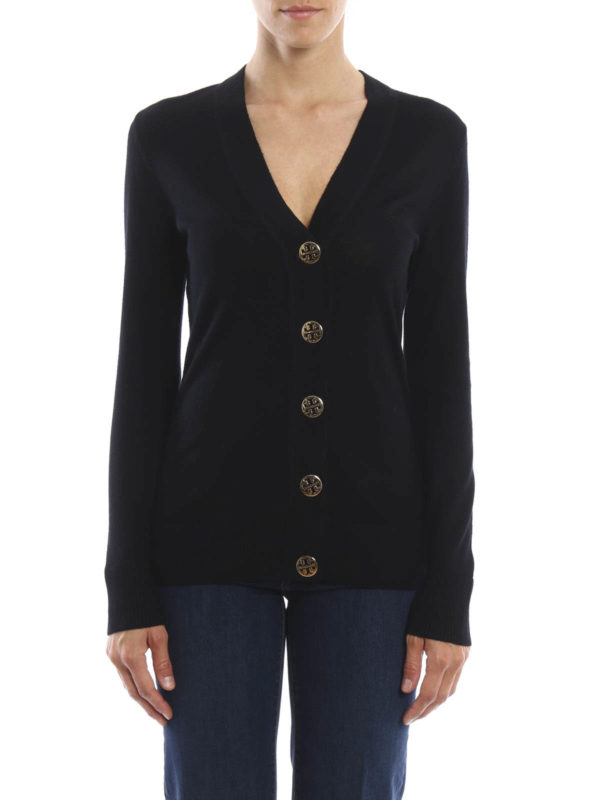 TORY BURCH: cardigans online - Simone Cardigan