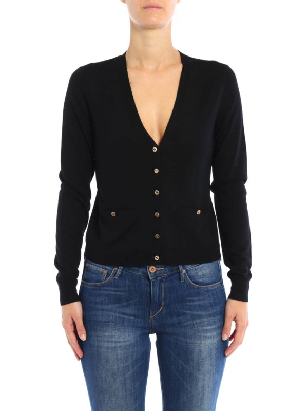 TORY BURCH: Cárdigans online - Cárdigans Simone - Negro