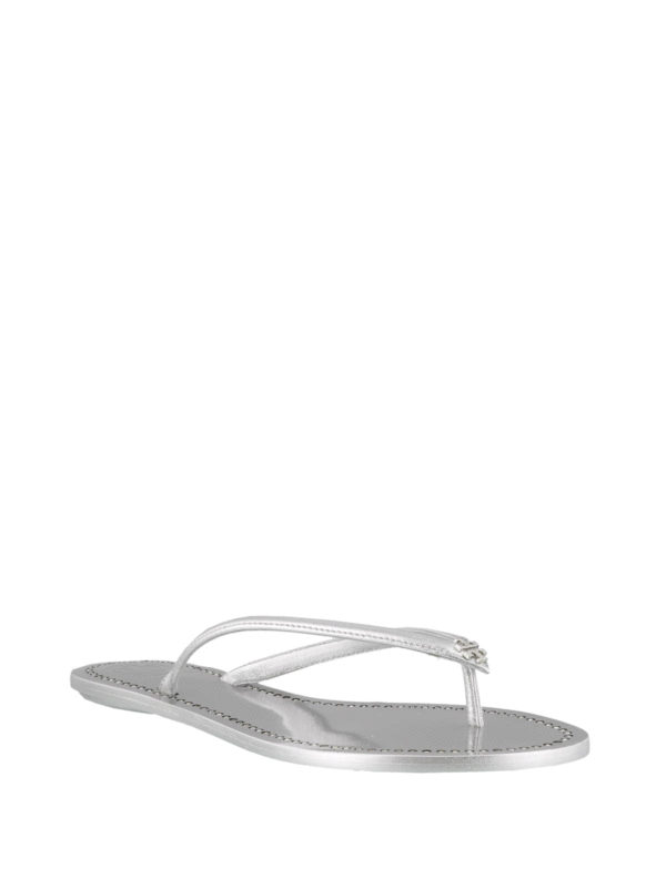 TORY BURCH: Sandalias online - Chanclas - Plata