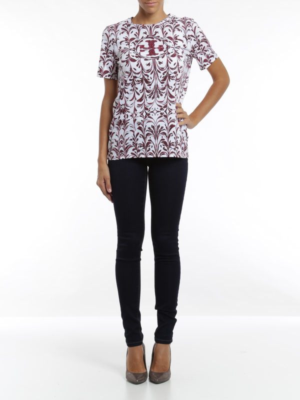 TORY BURCH: t-shirt online - T-shirt in cotone