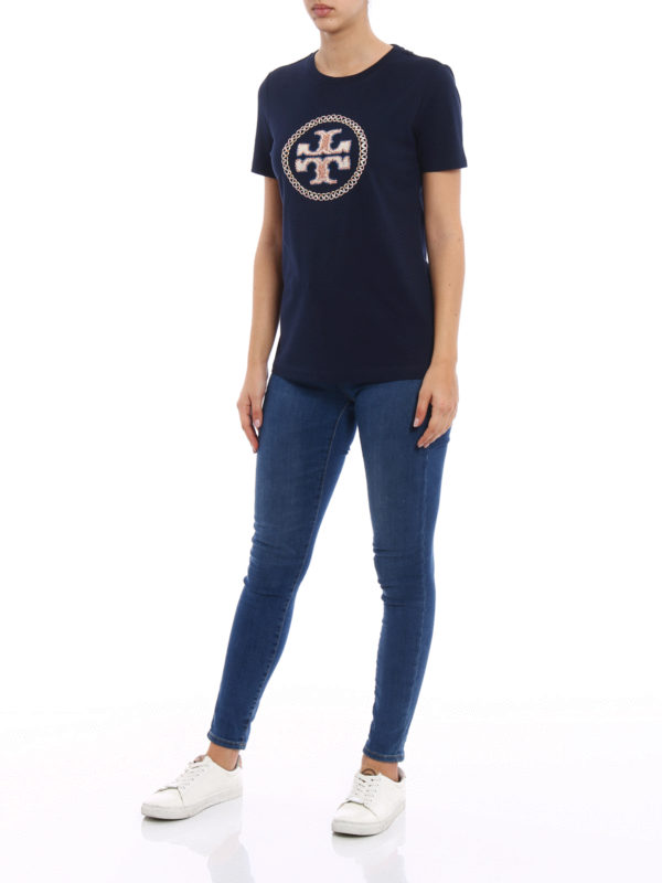 TORY BURCH: T-shirts online - T-Shirt - Dunkelblau