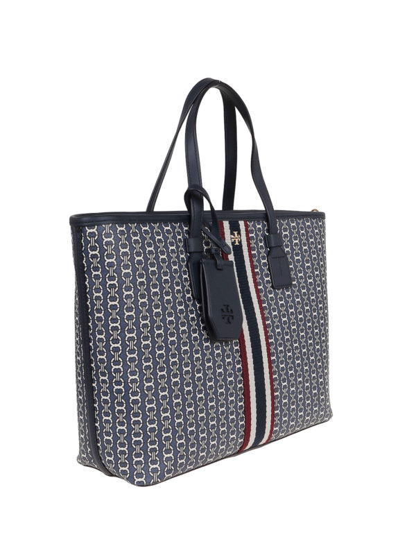 TORY BURCH: totes bags online - Gemini link canvas small tote