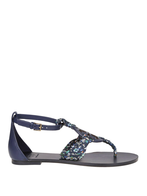 TORY BURCH: Sandalen - Sandalen - Blau