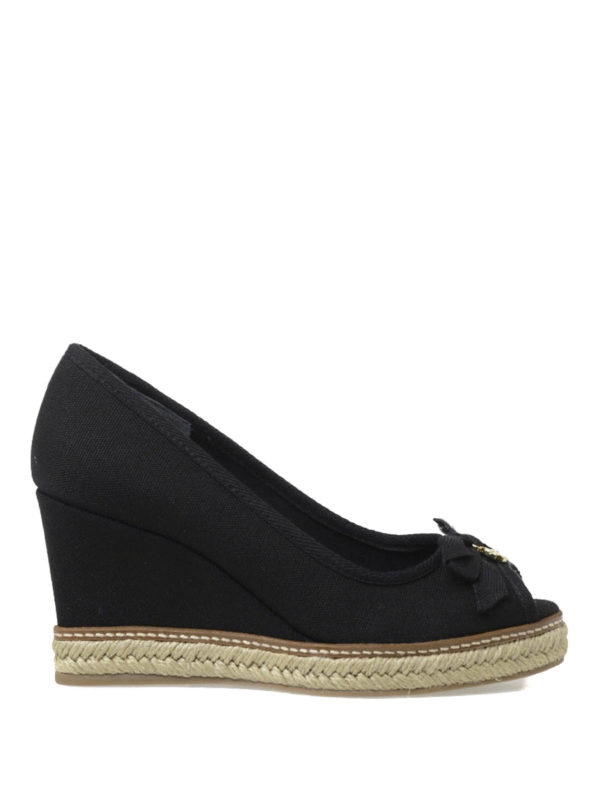 TORY BURCH: Sandales - Open toe Jackie wedges