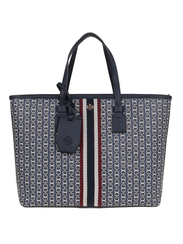 TORY BURCH: totes bags - Gemini link canvas small tote
