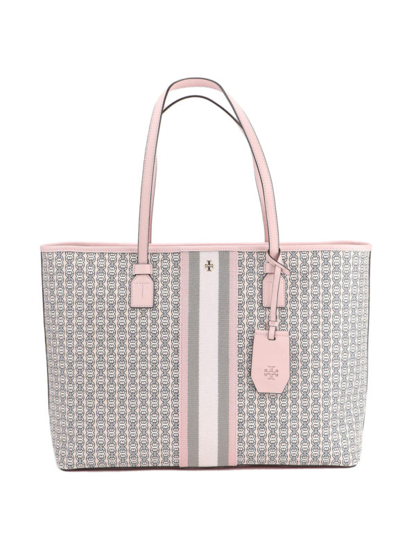TORY BURCH: totes bags - Gemini Link canvas tote