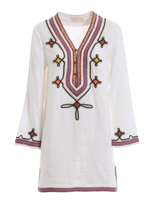 TORY BURCH: Túnicas - Túnica - Blanco