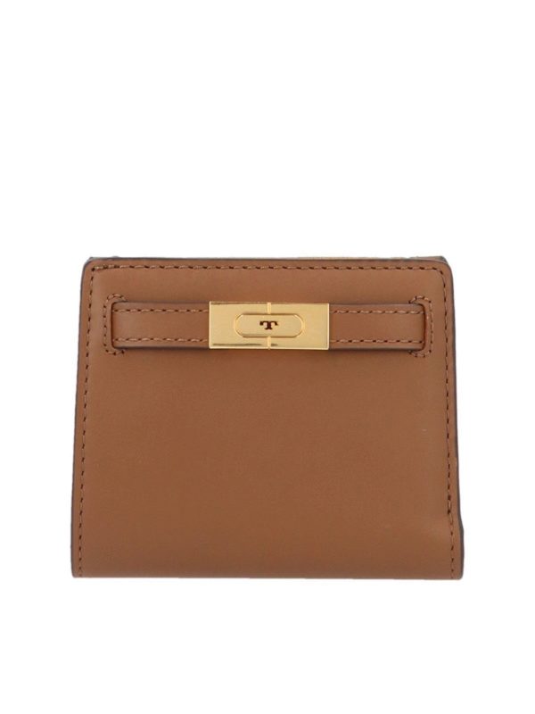 TORY BURCH: portafogli - Portafoglio Lee Radziwill Mini colore Clam Sh