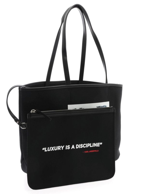 ショルダーバッグ - 黒 shop online: KARL LAGERFELD