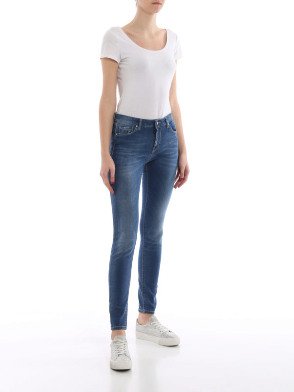 Tramarossa Slim fitting Bianca denim jeans Women D619AFTERNOON
