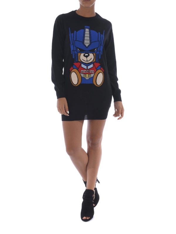 ショートドレス - Transformers Bear shop online: MOSCHINO
