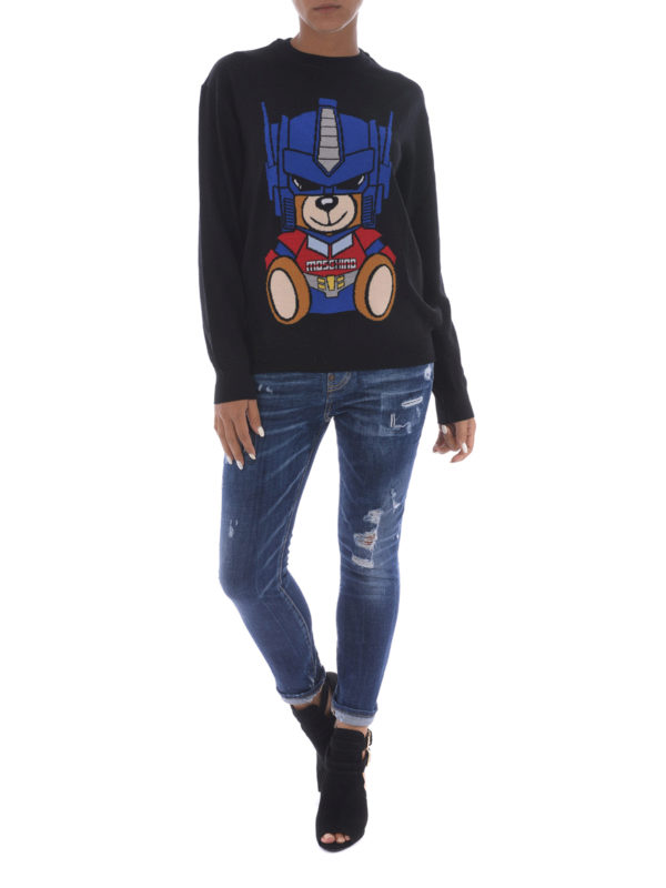 Transformers Bear - Negro shop online: MOSCHINO