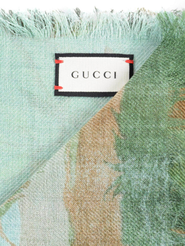 Schal Fur Damen - Hellblau shop online: GUCCI