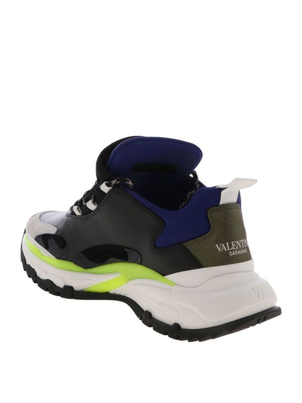 Trekking sneakers in black shop online: VALENTINO GARAVANI