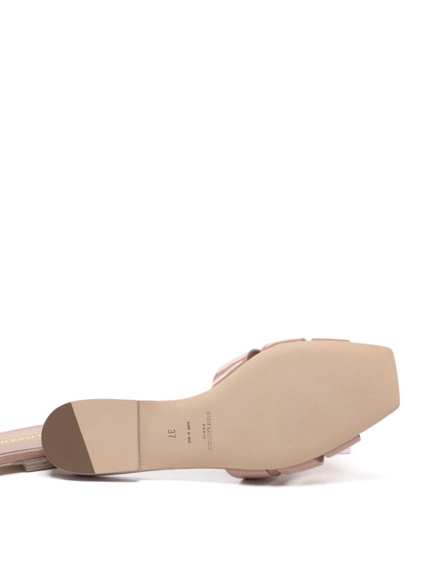 Tribute patent sandals shop online: SAINT LAURENT
