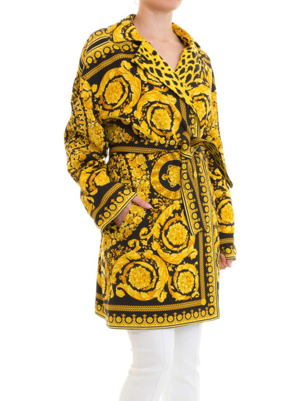 Kurzer Mantel - Bunt shop online: VERSACE