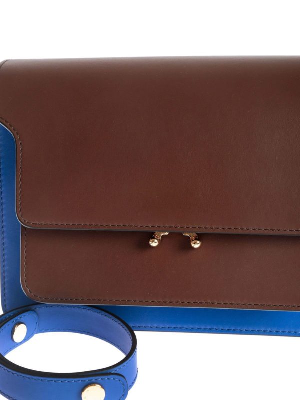 Schultertasche - Blau shop online: Marni