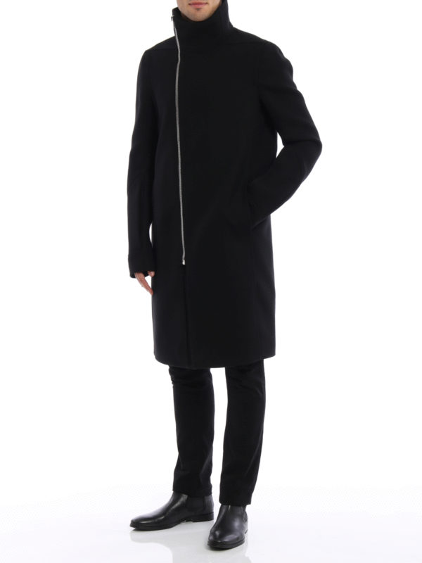 تا زانو Rick Owens - Tubeway wool blend coat - RU17F8992SHM09