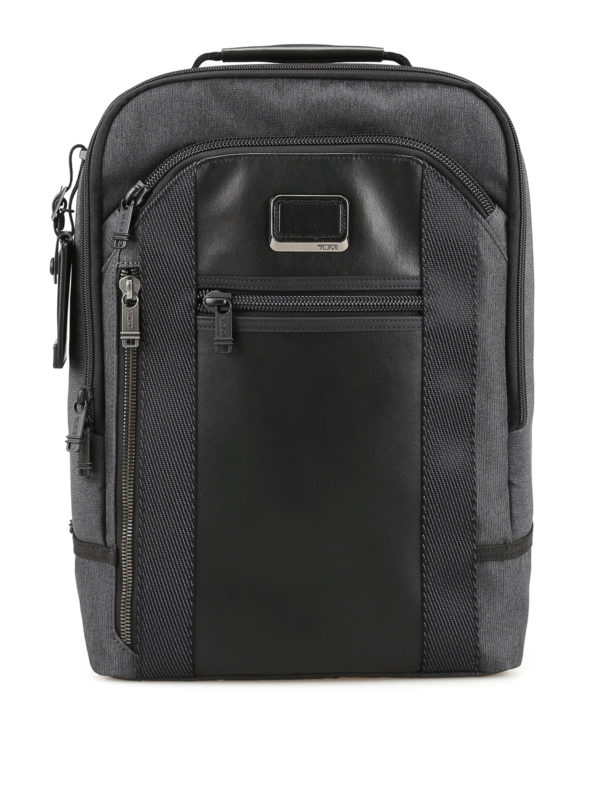 TUMI: backpacks - Davis grey nylon backpack