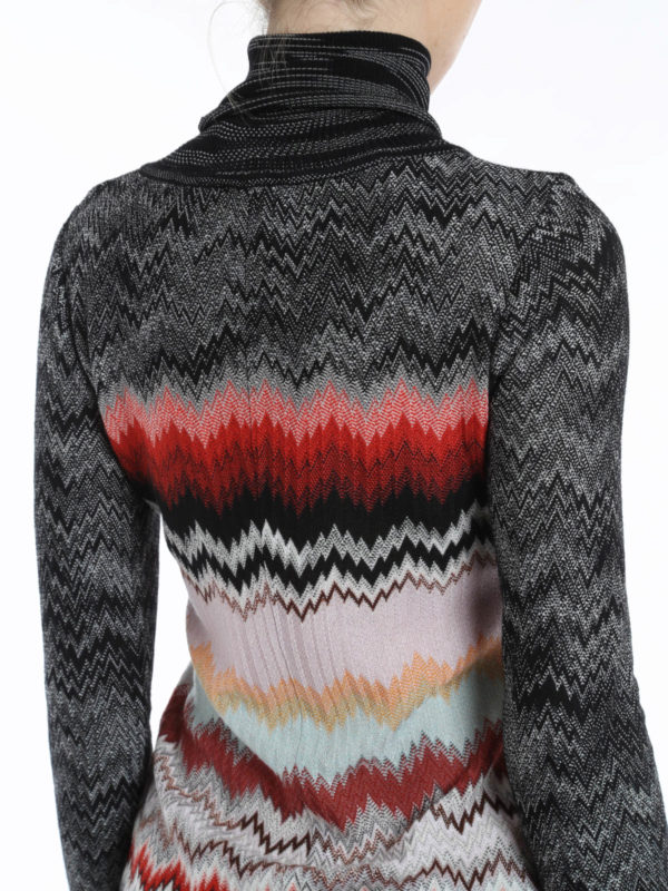 Turtlenecks & Polo necks shop online Chevron pattern turtle-neck