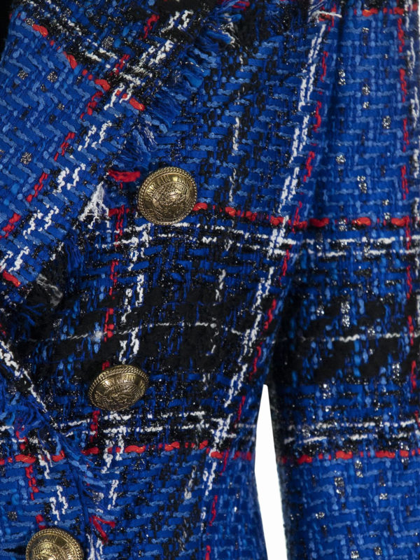 Tweed blazer shop online: Balmain