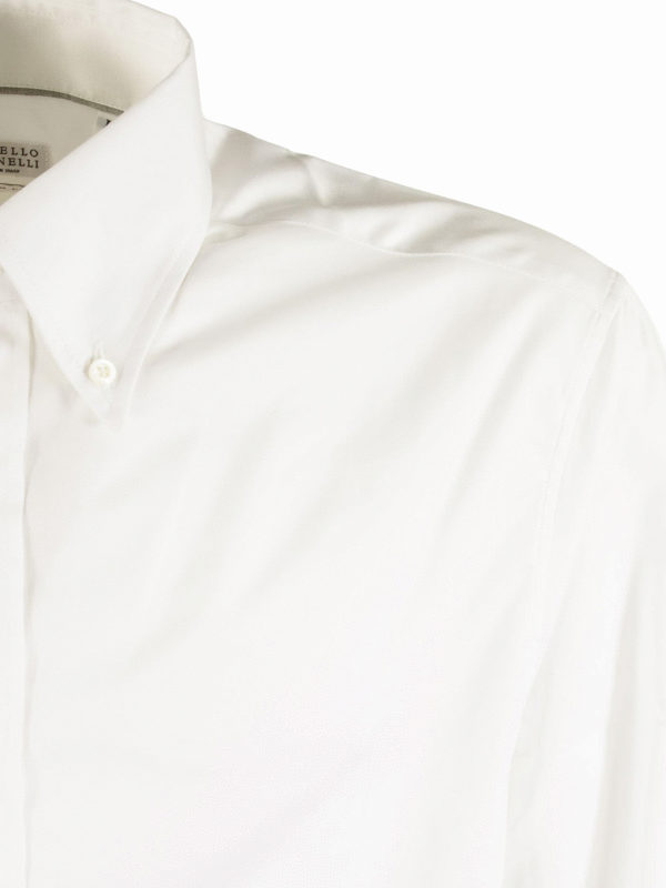 シャツ - 白 shop online: BRUNELLO CUCINELLI
