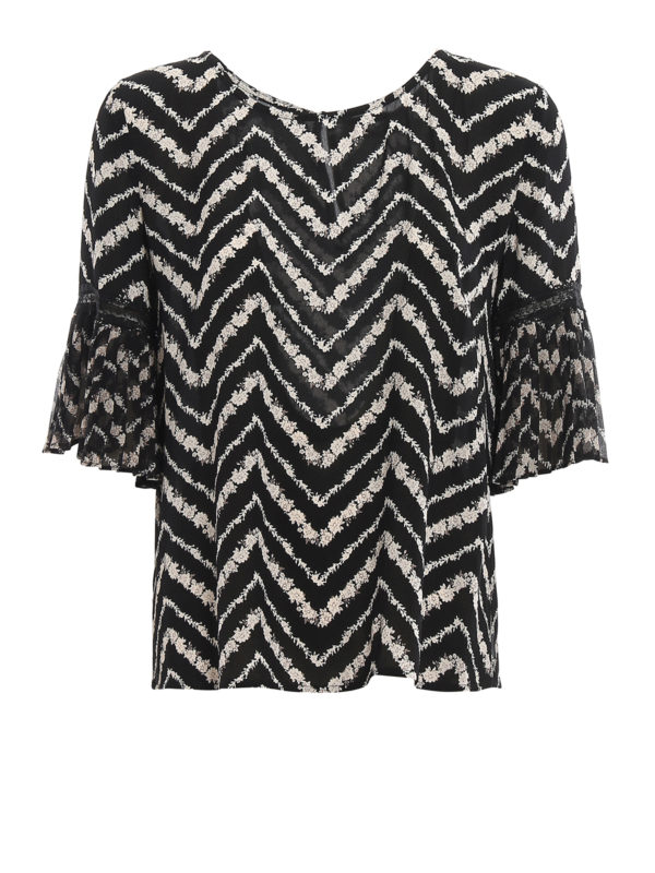 TWINSET: Blusen - Bluse - Gemustert