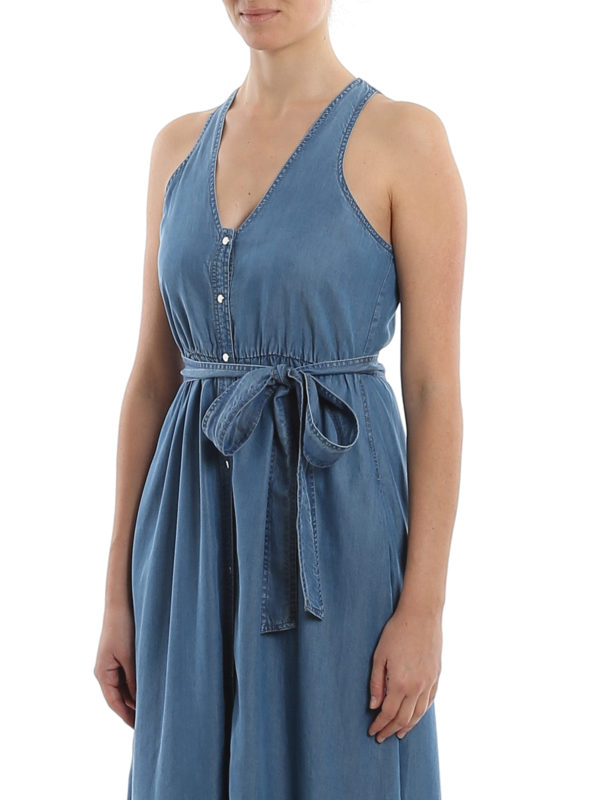 TWINSET buy online Maxikleid - Helles Jeansblau
