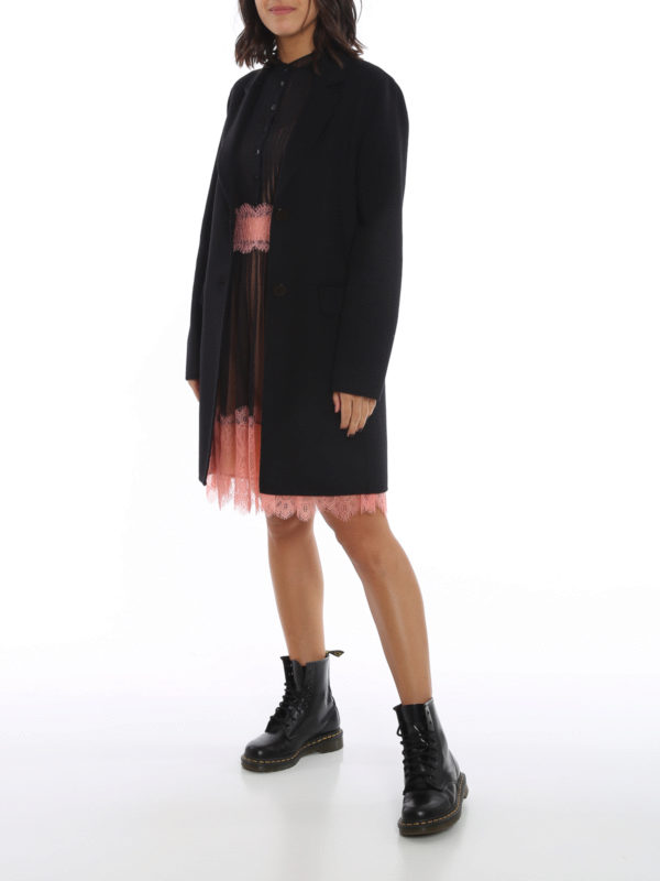 Twinset Manteau Court Noir Noir Femme 202TP203300006