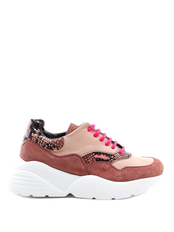 TWINSET: Chaussures de sport - Baskets - Rose
