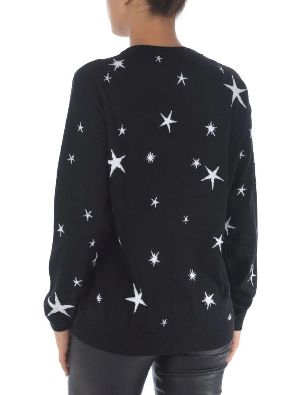 Rundhalspullover - Schwarz shop online: MOSCHINO