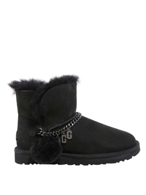 UGG: ankle boots - Classic Charm Mini booties